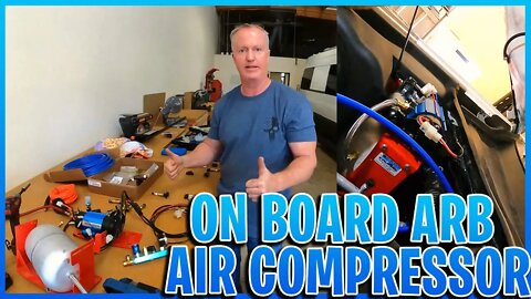 How to install an ARB on board Air Compressor & tank with "Wifey Kit" on a 2022 Toyota Tacoma eps21