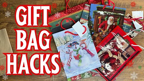 10 Brilliant Ways to Transform Old Christmas Gift Bags