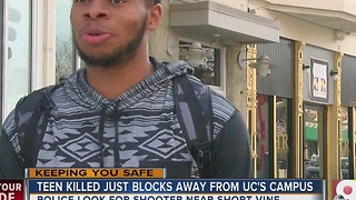 Teen shot and killed blocks from UC campus