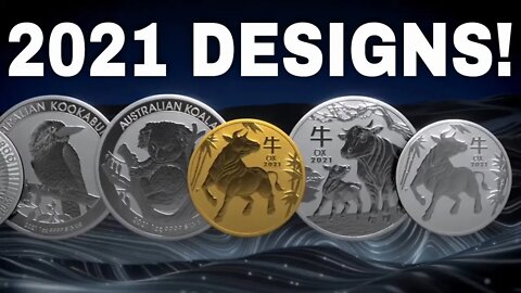 2021 Perth Mint Designs For Kangaroo, Kookaburra, Koala & Lunar Ox