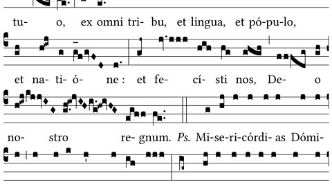 Redemisti nos - Introit for the Most Precious Blood
