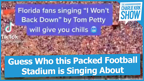 Guess Who this Packed Football Stadium is Singing About