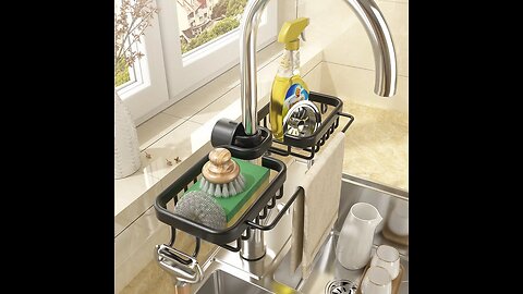 SALE!! Kitchen Space Aluminum Sink Drain Rack