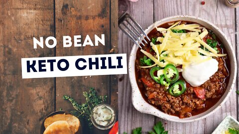 No-bean keto chili