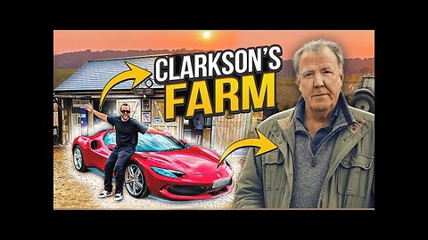 VISITING CLARKSON’S FARM IN A FERRARI 296!