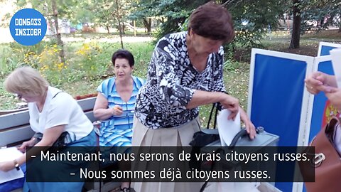 Élections russes : Travail d'une commission électorale mobile à Yassinovataya - 02.09.2023