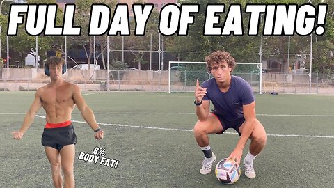 What I Eat To Maintain 8% Body Fat! Day In The Life Of A Footballer In Barcelona!