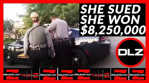 WRONGFULLY DETAINED & SHE SUES & WINS $8,000,000 / COPS ARE SWINE