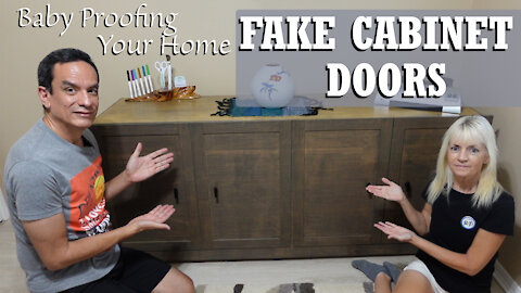 Baby Proofing Your Home | Fake Cabinet Doors