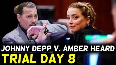 Johnny Depp Testifying, Cross Examination! | Johnny Depp v. Amber Heard Defamation Trial Day 8