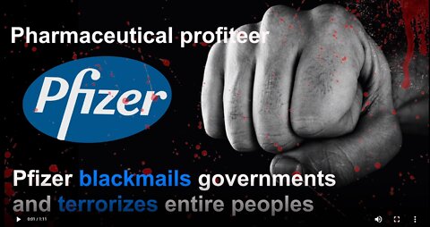 Pfizer blackmails governments and terrorizes entire peoples | 03-Jun-2022 | www.kla.tv/22680