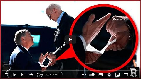 BIDEN SERVED WITH PAPERS AT THE TEXAS BORDER IN EMBARRASSING MOMENT | REDACTED W CLAYTON MORRIS