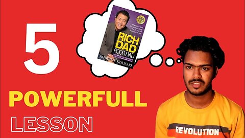 5 Powerfull Lesson Rich dad poor dad #short Video