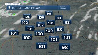 Triple digit heat for several days