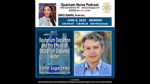 Victor Sagalovsky - "Deuterium Depletion and The Effects of Deuterium Depleted Water"