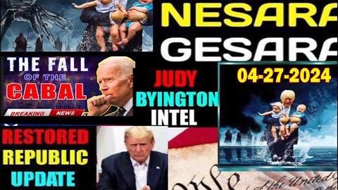 Judy Byington Update as of April 27, 2024 - Is This The Start Of WW3?! Iran Attacks Israel