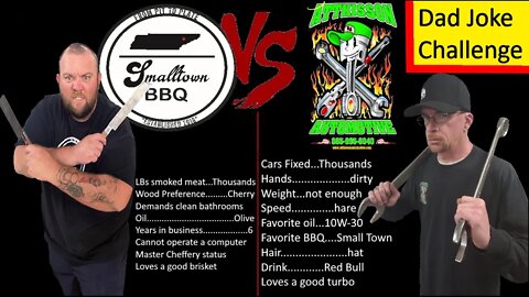 Dad Joke Challenge: Small Town BBQ VS Attkisson Auto #whatbugsme