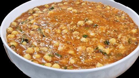 Chickpeas are better than meat! Vegetarian Recipe