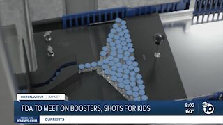 FDA to meet on boosters, shots for kids