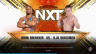 NXT Bron Breakker vs Ilja Dragunov