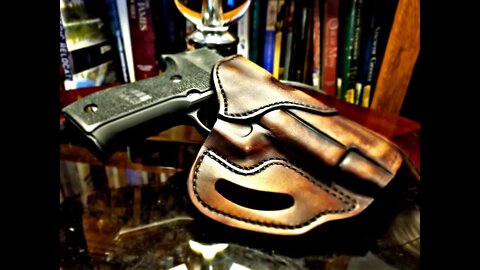 How to Break in a 1791 Gunleather Holster Leather stretching technique