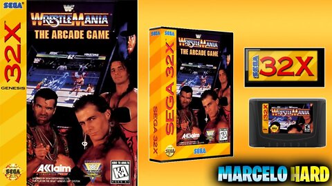 WWF WrestleMania: The Arcade Game - Sega 32x (Demo 1 Minute)