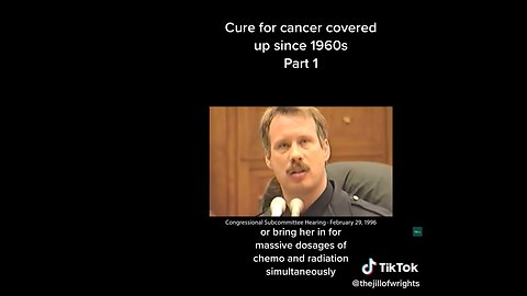 There are cures for cancer but big pharma has supressed them for profit.