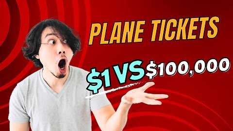 $1 VS $ 100,000 plane tickets || most expensive plane and experiance