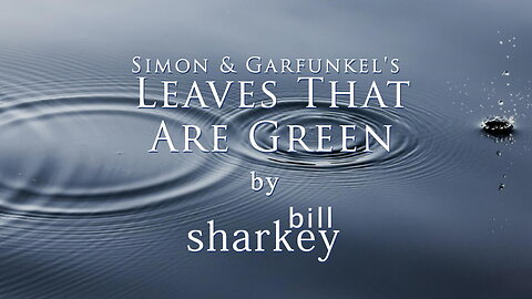 Leaves That Are Green - Simon & Garfunkel (cover-live by Bill Sharkey)