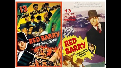 RED BARRY (1938)--a 13-chapter serial combined into one video