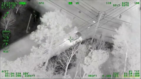 APD air unit tracks down a fleeing suspect from a traffic stop