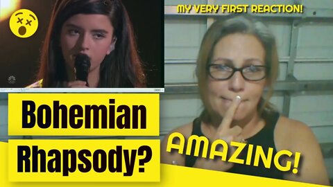 First Music Reaction ANGELINA JORDAN Reaction BOHEMIAN RHAPSODY TSEL Reacts Angelina Jordan TSEL