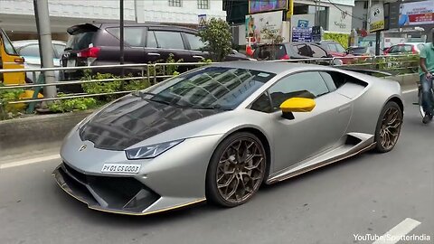 Twin-Turbo LAMBORGHINI ???? HURACAN | Supercars in India