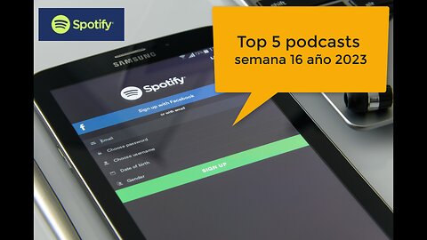 Top 5 podcasts en Spotify español