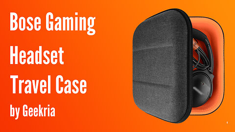 Bose Gaming Over-Ear Headphones Travel Case, Hard Shell Headset Carrying Case | Geekria