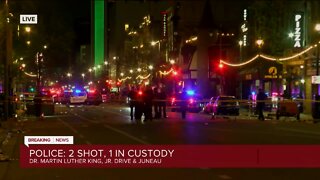 2 people shot near Deer District after Bucks game, 1 arrested