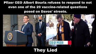 Did Pfizer CEO Albert Bourla committed federal crimes? Watch Rebel News Confront him