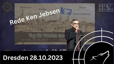 🔵⚡️ Dresden: Rede von Ken Jebsen am 28.10.2023💥