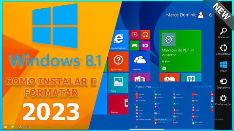 🔵 Como Instalar e Formatar Windows 8.1 Pro Português Br Tutorial Completo - Simples e Fácil 🔵