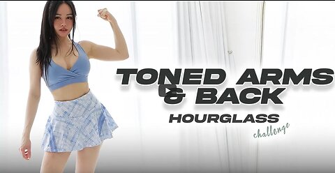 Toned Arms & Back Workout - 15 min | Hourglass Challenge