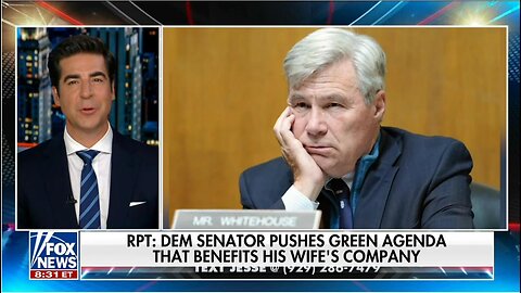 RI Senator Sheldon Whitehouse Sponsors Legislation Using Seaweed To Pull Carbon Out Of Air - Wife Is An Advisor To A Company That Would Directly Benefit