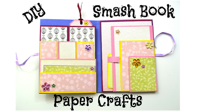 DIY scrapbook tutorial: How to make a smash book