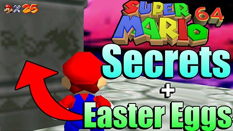 Super Mario 64 Easter Eggs and Secrets!!!