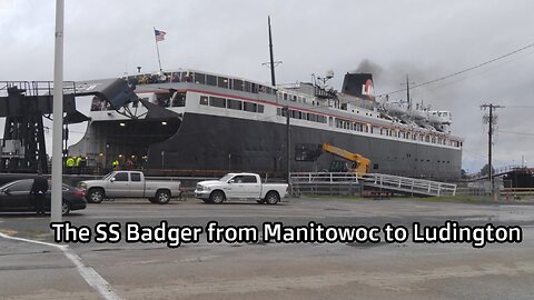 The SS Badger from Manitowoc to Ludington