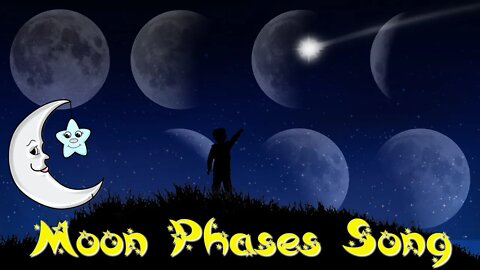 Moon Phases Song | Phases of the Moon | Kids Moon Song