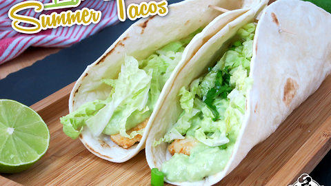 Light summer taco recipe