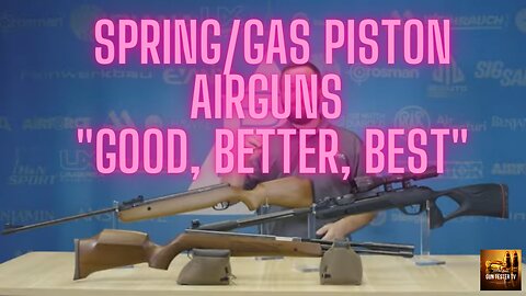 Spring/Gas Piston Airguns - "Good, Better, Best"