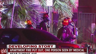 5 displaced after Sunrise Ave apartment fire