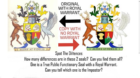 Royal Warrants For Public Functionary Seals - Queensland