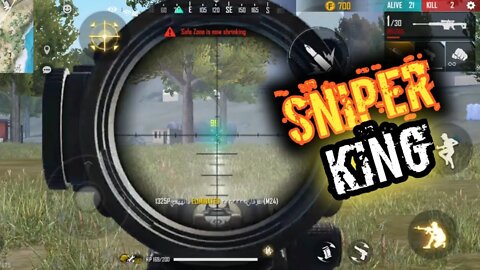 sniping in free fire